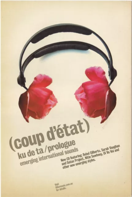 V09201 Australia Avant Card #9201 coup d'etat music postcard