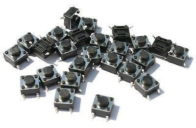 (10 PCS) Momentary Tactile Push Button Switch SMT 6X6MM X 5mm. USA SELLER!!!