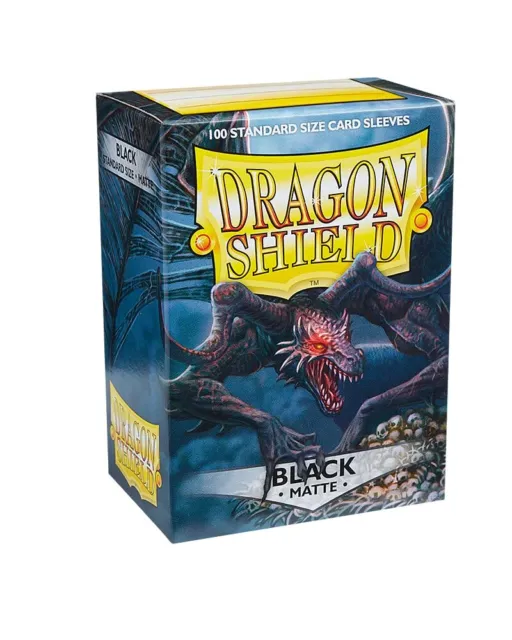 Arcane Tinmen Dragon Shield Sleeve Standard Size 100 Pieces Matte/Black ART11002