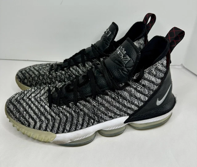 NIKE LEBRON XVI 16 Oreo Basketball Shoes Sneakers A02588 006 Mens