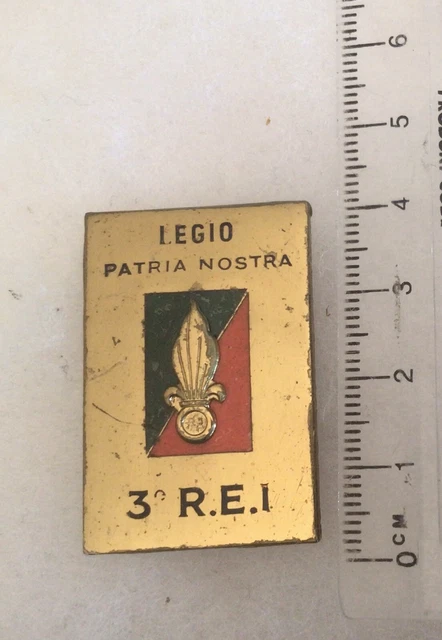 Insigne Légion étrangère – 1er R.E.C, 3e Escadron – Ajouré, Retirage