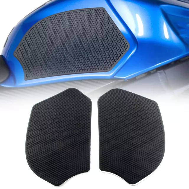 2×Side Tank Pads Traction Grips Protector for Suzuki GSXR600 GSXR750 2011-2017