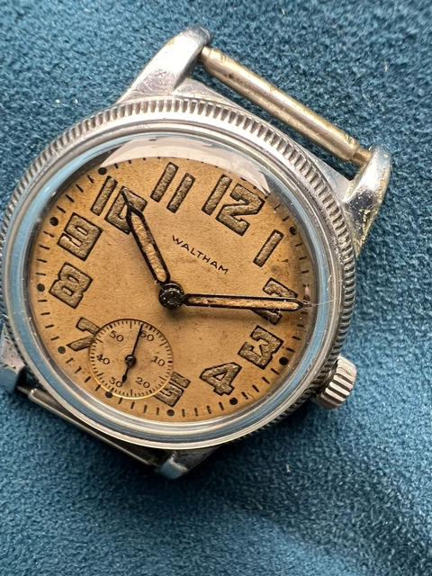 MILITARY WW2 WALTHAM Watch Ord. Dept. U.S.A. Radium Dial Patina EUR 450 ...