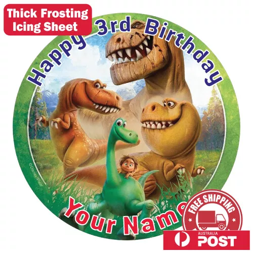 JURASSIC WORLD DINOSAUR REAL EDIBLE ICING CAKE TOPPER PARTY IMAGE FROSTING  SHEET