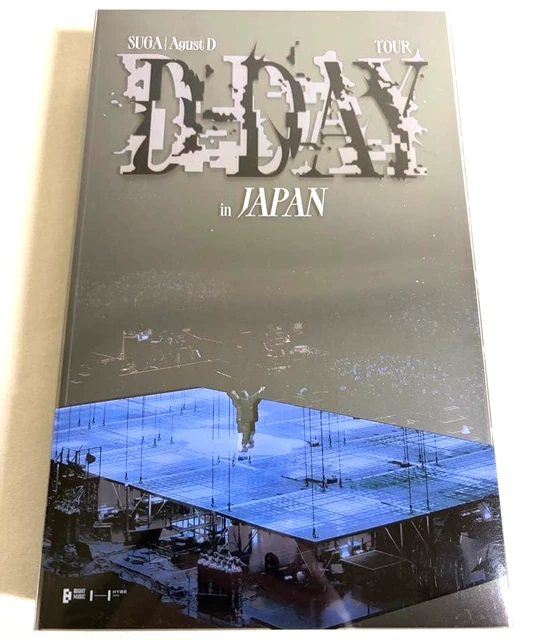 SUGA AGUST D TOUR D-DAY en JAPÓN 2 Blu-ray Photobook nuevo sin