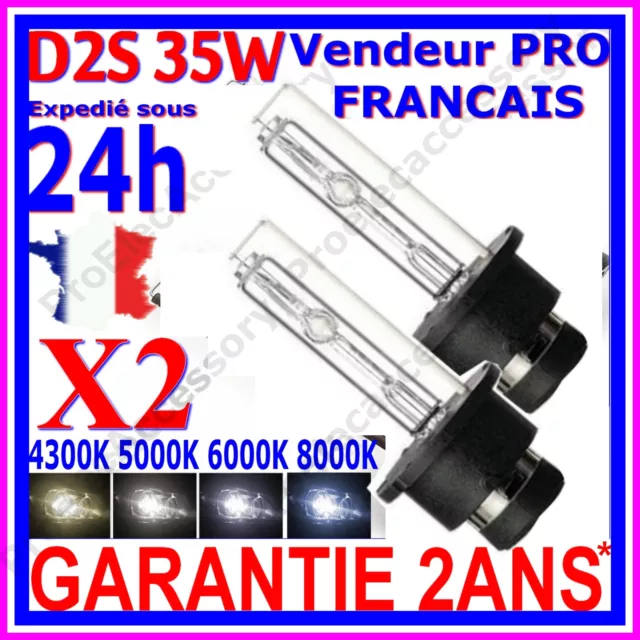 2 Ampoules D2S 6000K 8000K 35W 12V Lampe De Rechange Remplacement Feu Xenon Hid