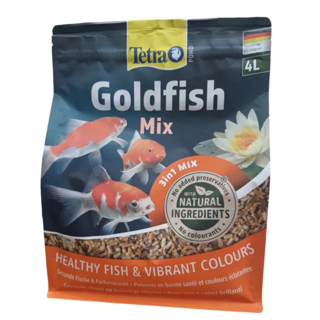 Goldfish mix 4 Litres -560 g pour poissons rouge de bassin