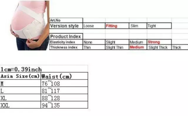 Maternity Support Abdomen Waist Belt Pregnant Pregnancy Belly Back Brace Band 2