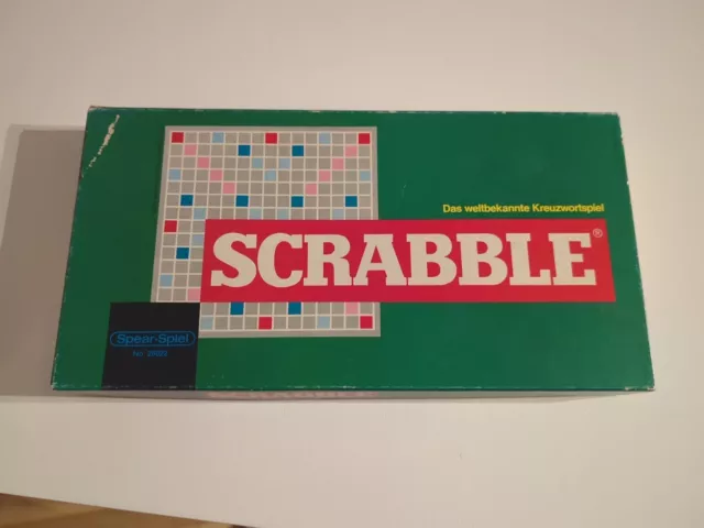 Scrabble (Spear Spiele)  Holzspielsteine / Vollständig - mit praktischem Zubehör