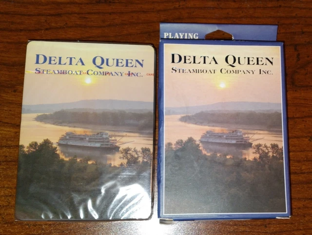 New Delta Queen Steamboat Company Paddlewheel Steamboat Cruise Playing Cards New Delta Queen Steamboat Company Paddlewheel Steamboat Cruise Playing Cards