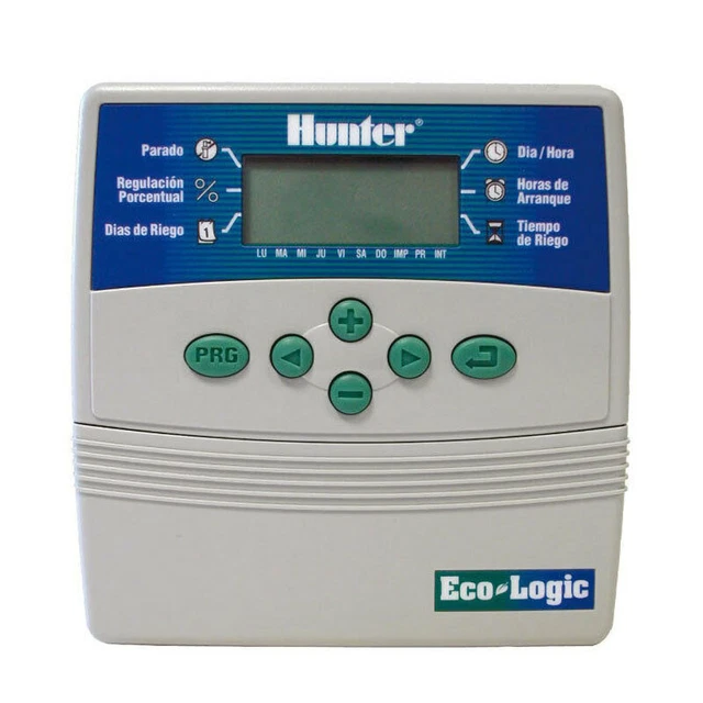 Centralina hunter eco-logic irrigazione 4 zone programmatore elettrico giardino