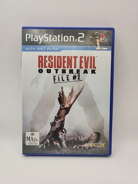 Resident Evil Outbreak File #2 With Manual PlayStation 2 PS2 PAL Free Postage