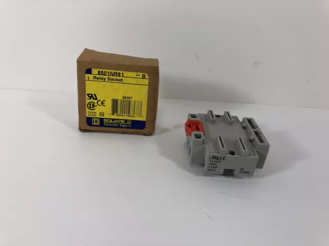 Square D 8501NR61 Series B Relay Socket