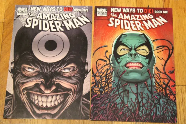 AMAZING SPIDERMAN #572 & 573 (Marvel Comics) VARIANTS Lot