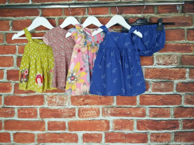 Baby Girl Bundle Aged 3-6 Months Mothercare Next Summer Dresses Rompers 68Cm