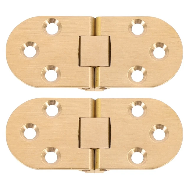 Aexit Lot De 2 Charnières En Laiton Pour Porte De Table Pliante à Ressort