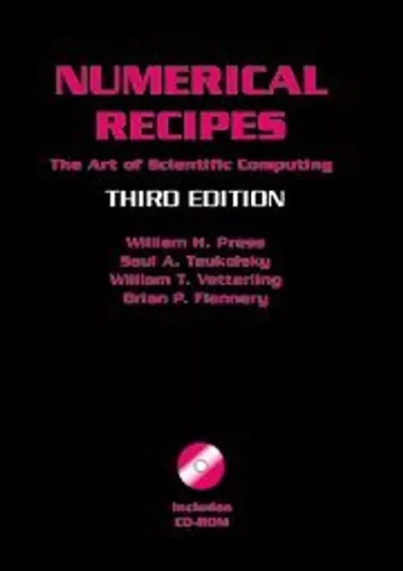 Numerical Recipes with Source Code CD-ROM 3rd Edition: The Art of Scientific Com