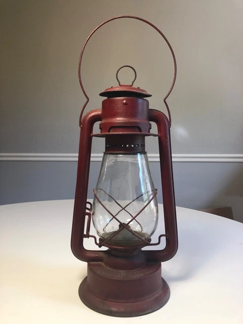 Vintage C.T. Ham No.2 Cold Blast Tubular Lantern Original! Good Glass!