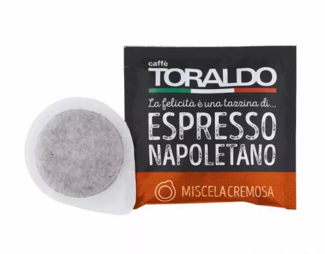 50 Cialde Caffè Toraldo Filtro Carta ESE 44 mm Miscela Cremosa SPED. GRATUITA 2