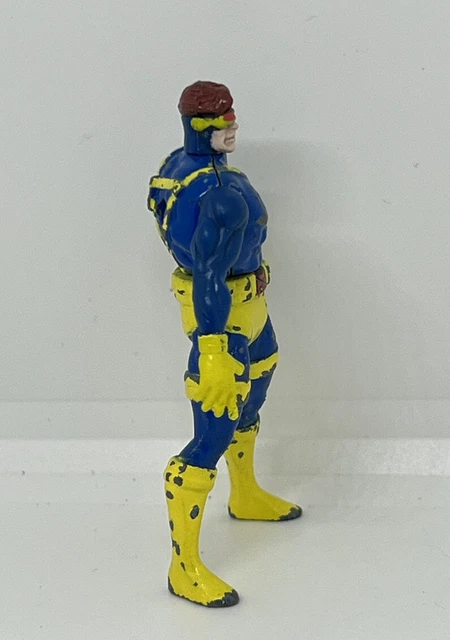 1994 Marvel X-Men Steel Mutants Cyclops Die Cast Toy Biz Diecast Metal Figure 3