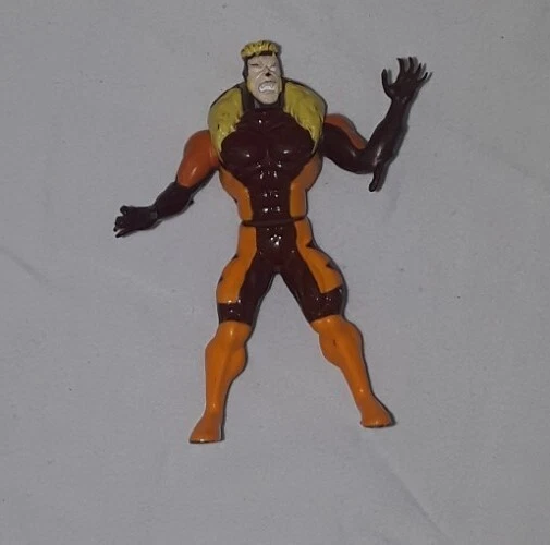 ToyBiz Sabretooth 1994  Steel Mutants Die Cast 3" Action Figure Marvel X-Men 4