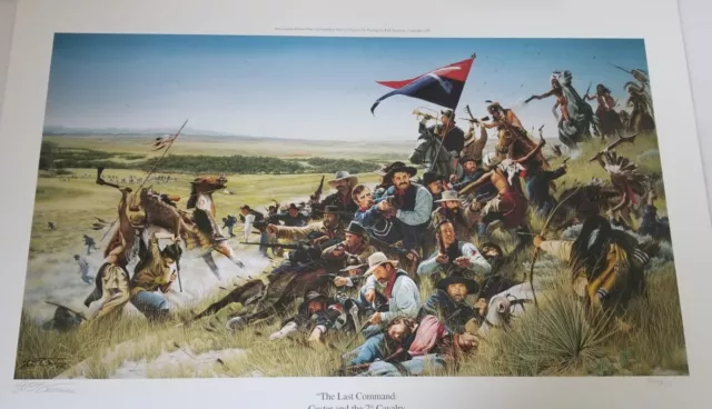 THE LAST COMMAND - CUSTER'S LAST STAND by Stirnweis Limited edition Art Print 2