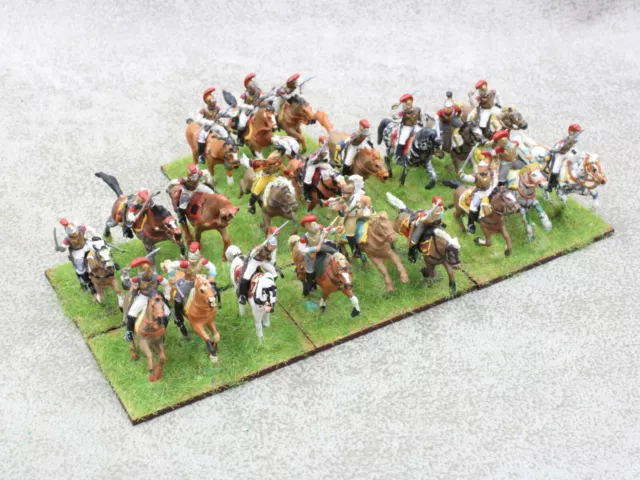 1/72 20mm Napoleonic FRENCH CAVALRY x21 Painted 16075