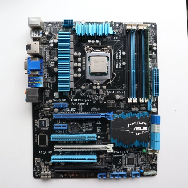 P877 ASUS P8Z77-V MOTHERBOARD + Pentium G2030 Processor + 8GB Bundle £16.00 ...