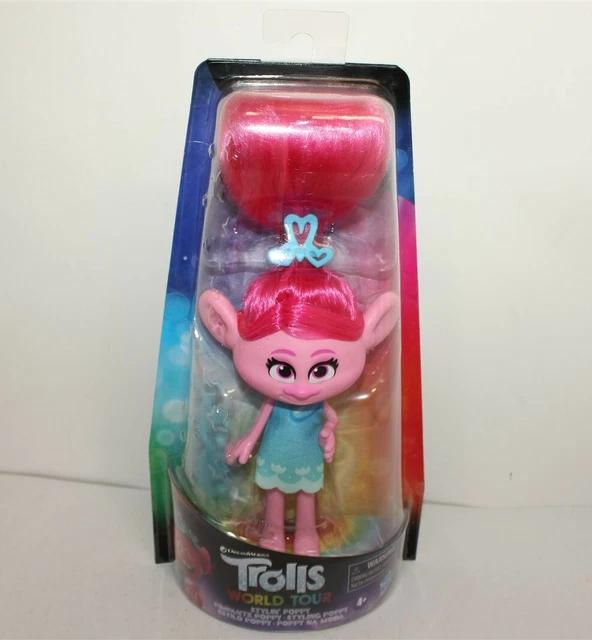 Gafas De Sol De Poppy De Trolls - Juguete De Roleplay, Cristales Con Forma De Corazón, Mechón De Pelo, Para Niños Desde 4 Años