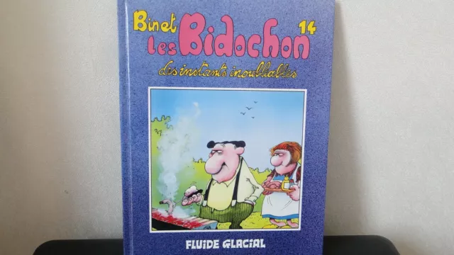 BD  BINET LES BIDOCHONS N° 14  DES INSTANTS INOUBLIABKLES COMME NEUF Relié