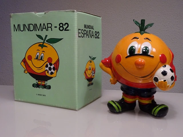 Peluche naranjito mascota Oficial de la Selección Española