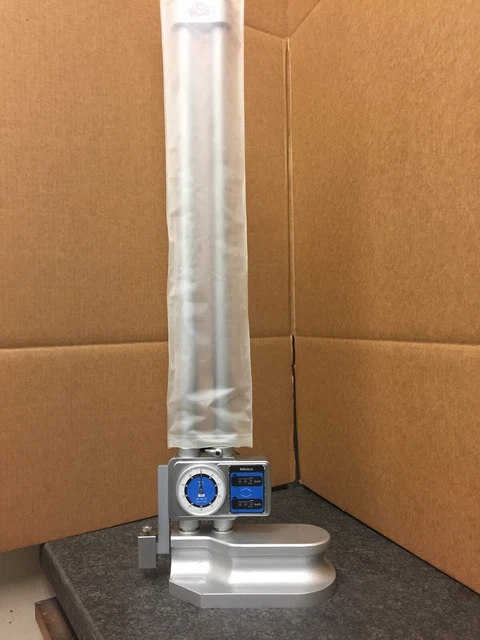 Mitutoyo 192-151 Dial Height Gage, 0-18" Range, 0.001" Resolution, +/-0.002"