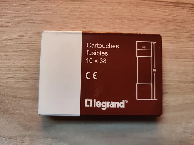 Legrand 013320 Type gG 20A 500V Cartouche Industrielle lot de 10 [NEUF]