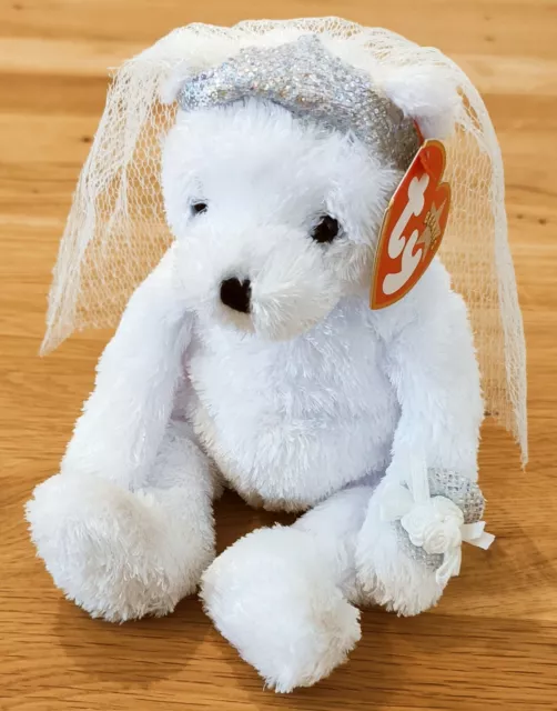 Ty Beanie Babies Bride die Braut Teddy Sammlungsauflösung gut erhalten