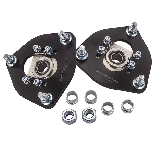 2 cuscinetti a cupola cuscinetti a molla Camber Plate per Nissan S13 S14 180SX 200SX 240SX