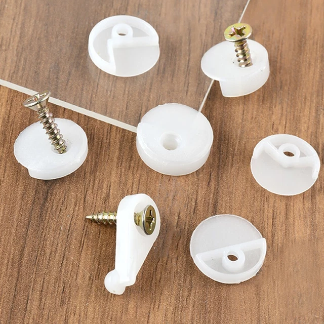Comodo Kit per Appendere Specchi Senza Cornicia 2050pz Clip Plastica Incluse