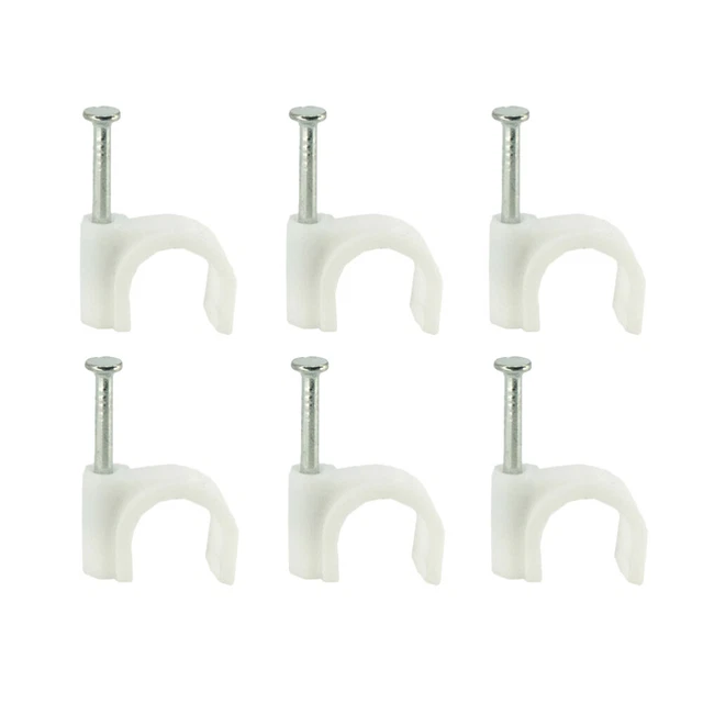 100 pz supporto cavo clip per unghie organizzazione gestione Ethernet