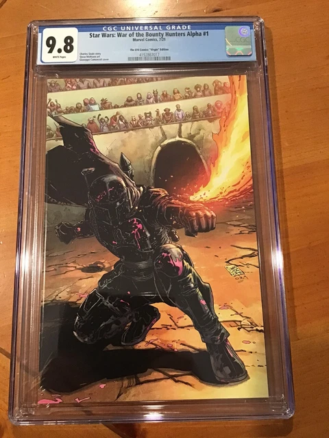 STAR WARS WAR OF THE BOUNTY HUNTERS ALPHA #1 CGC 9.8 CAMUNCOLI Virgin Variant NM