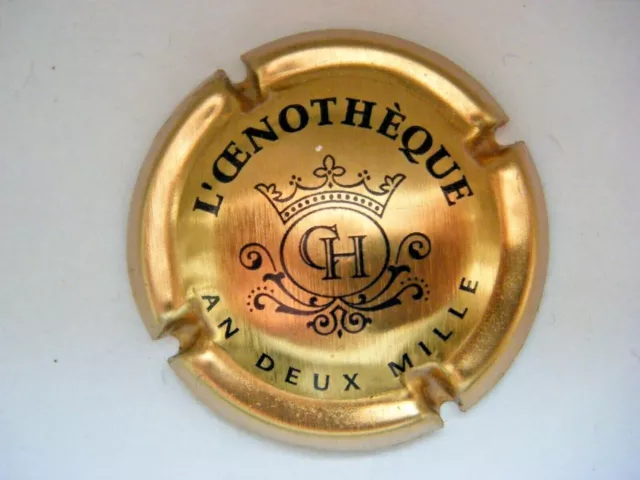 Capsule CHARLES-HEIDSIECK - L'Oenothèque - An 2000 - Or & Noir - n° 63 -