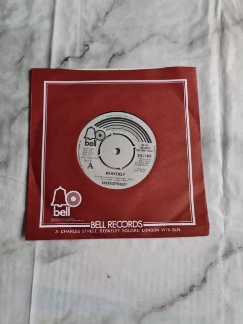 Showaddywaddy Heavenly Rare 1975 Uk Bell Label 7" Demo Single