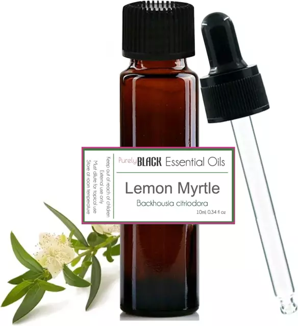 100% Pure Australian Lemon Myrtle Essential Oil for Aromatherapy, Skin Care 10Ml