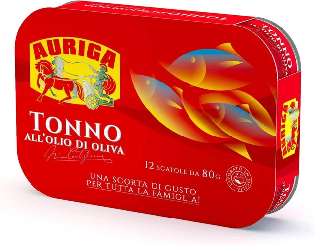 Tonno all'olio di oliva Auriga 80grx12