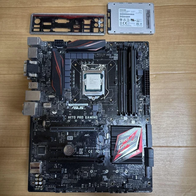 ASUS H170 PRO GAMING＋Core i7 6700＋AK400 set Used/Tested