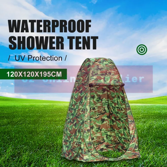 Pop Up Shower Tent Privacy Ensuite Change Room Toilet Flip Out Camping