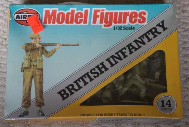 Airfix Toy Soldiers Boxed british infantry 1/32 Scale new old shop stock sealed