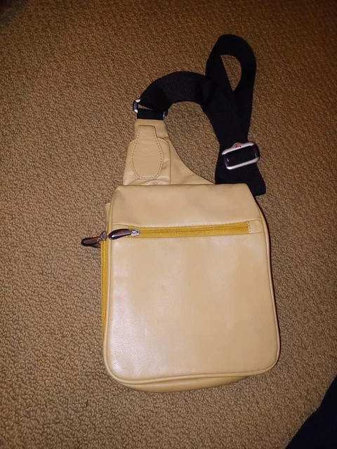 Travelon Anti Theft Cross Body Bag Sling Purse Cream