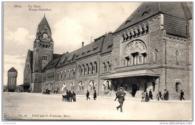57 METZ - la gare -----.