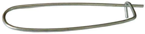 FABORY Safety Pin, Std, Zinc, 1/16x 3L, PK100 U39631.006.0250
