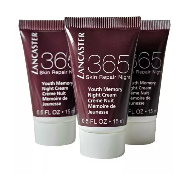 Lancaster 365 Skin Repair Youth Memory Night Cream 45 ml ( 3 x 15 ml )