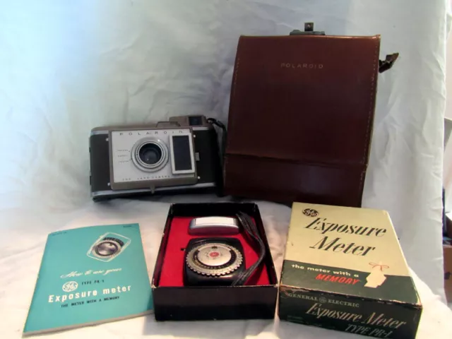 Polaroid Land Camera Model J33 with Exposure Meter